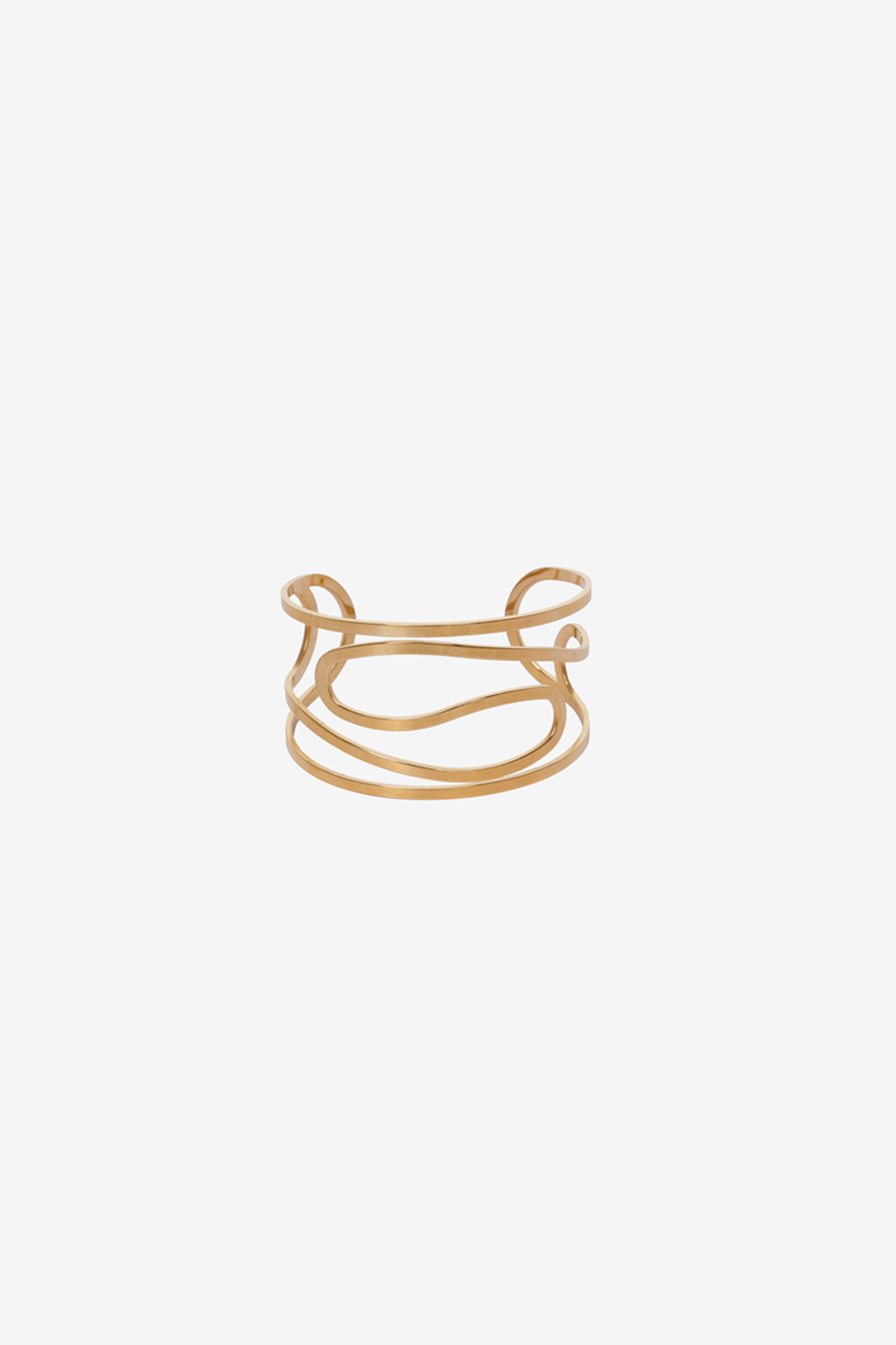 Abstract Gold Cuff, , image 2